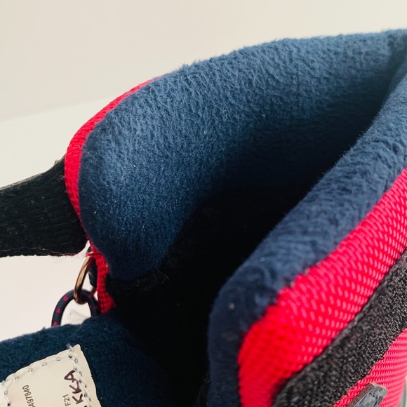 Girl's Size 12 Wonder Nation Insulated Fleece Lined Winter Snow Boots Pink/Navy - Picture 7 of 10